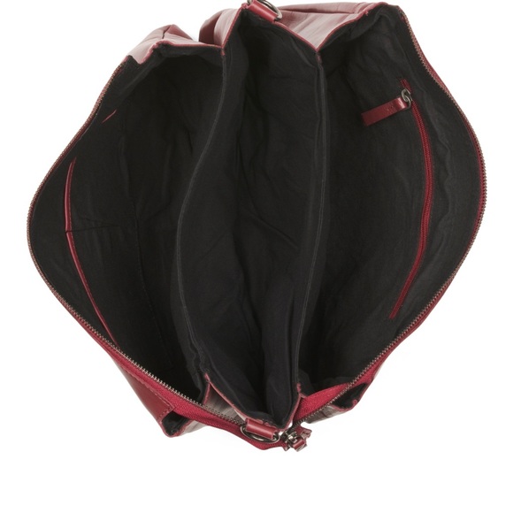 HARBOR 2ND
Triple Compartment Leather Satchel - Picture 3 of 4